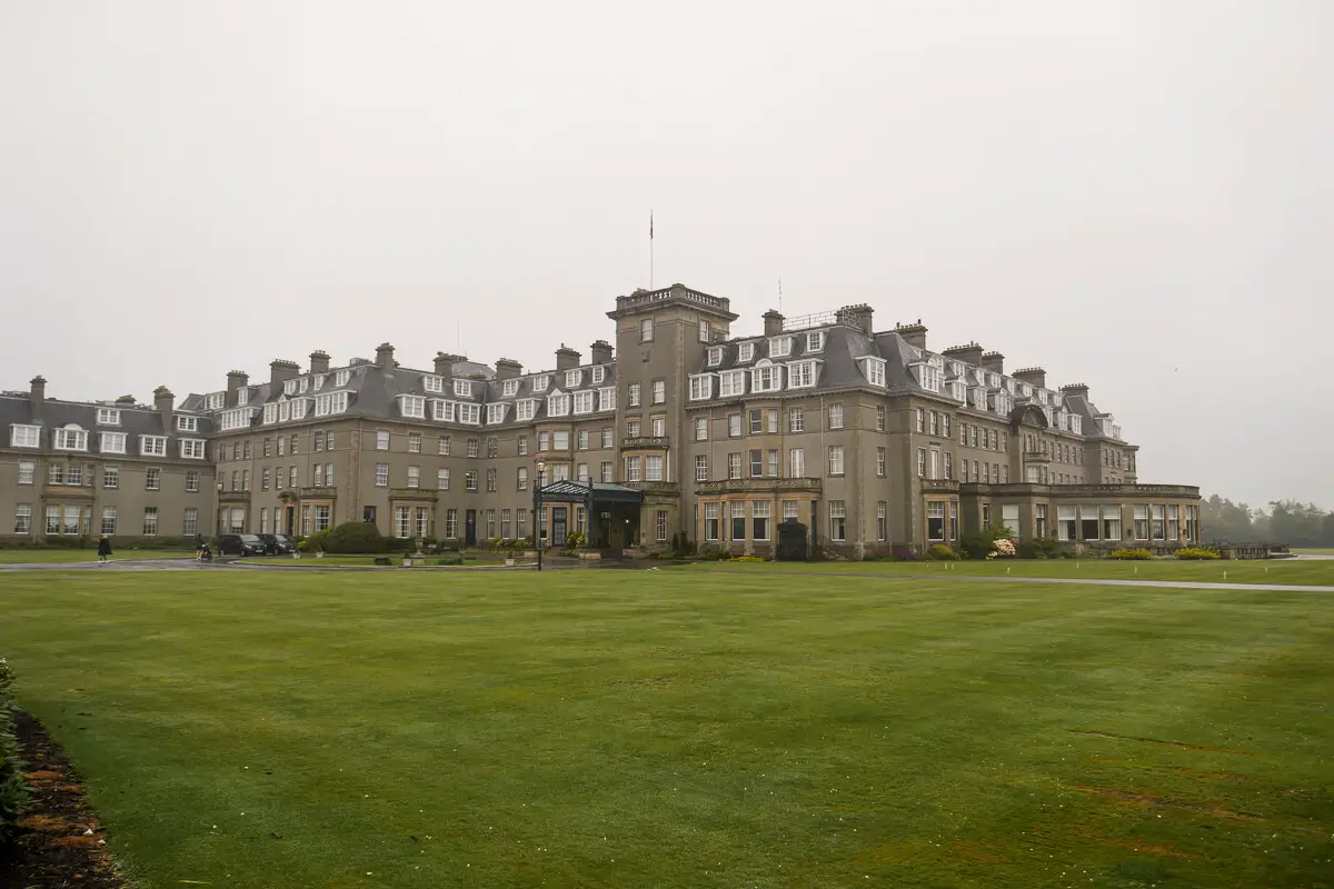 The grounds of Gleneagles, a luxury hotel in Scotland