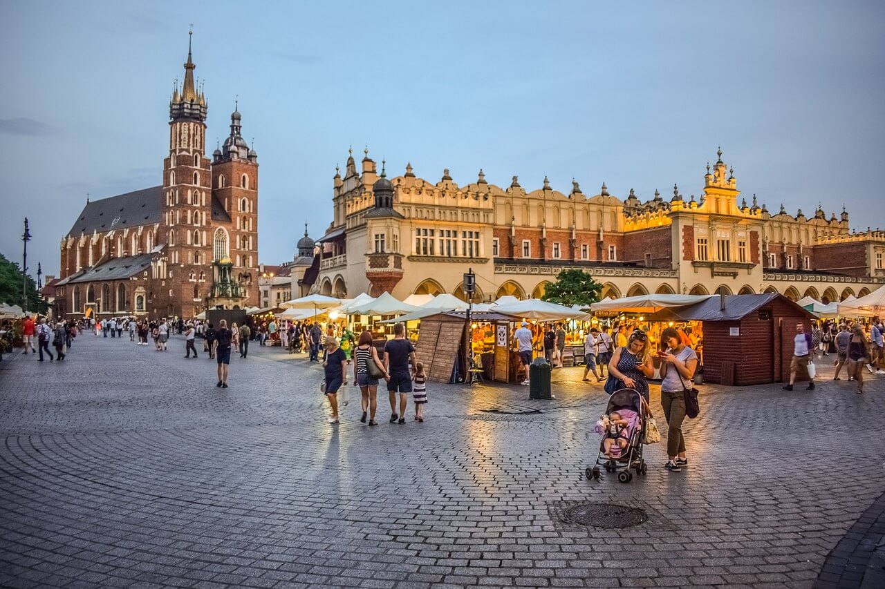 My Upcoming Travels: Market Square in Kraków, Poland