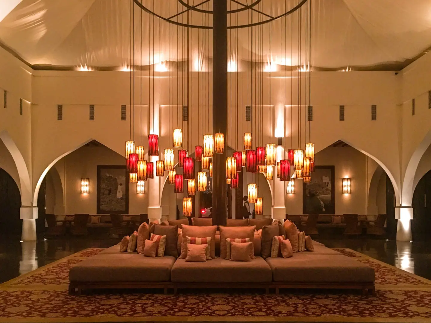 The lobby at the Chedi