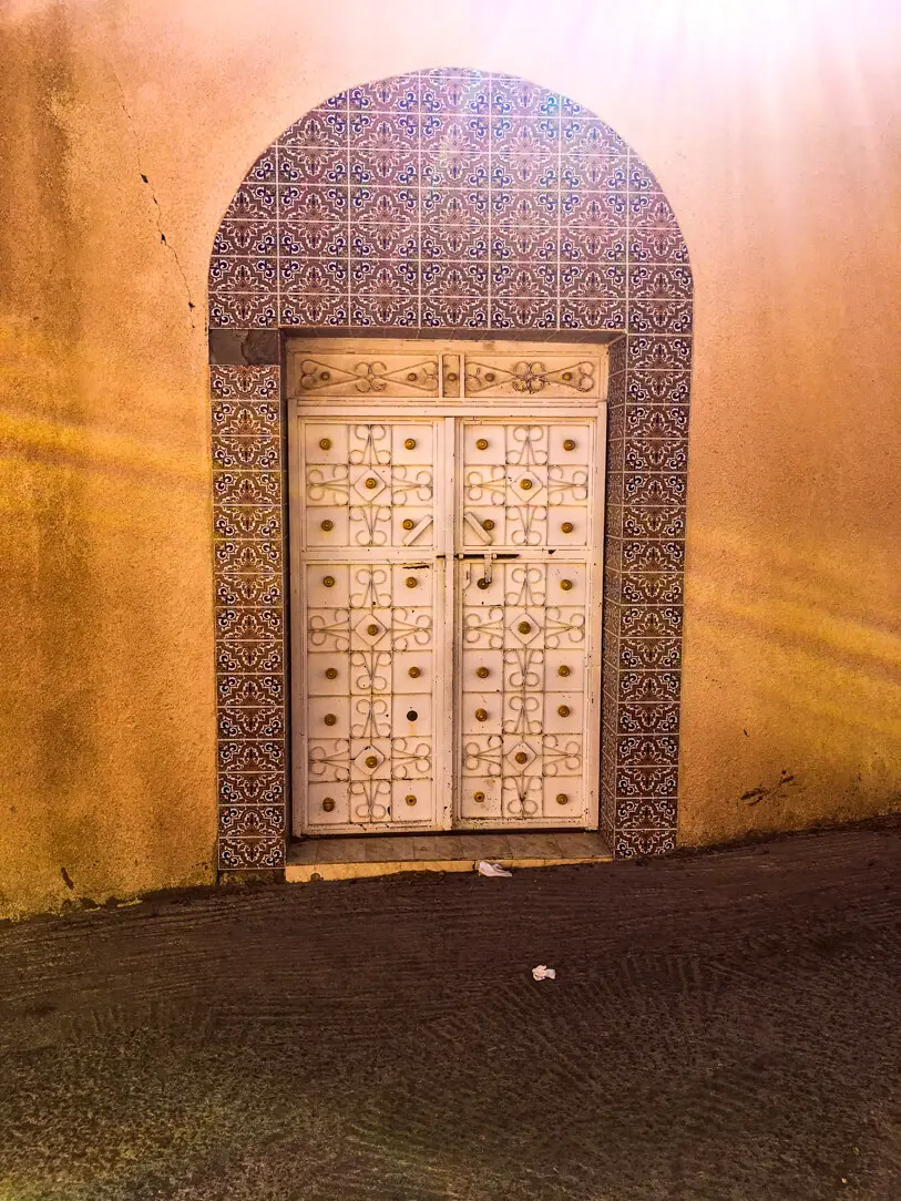 Ornate Omani door