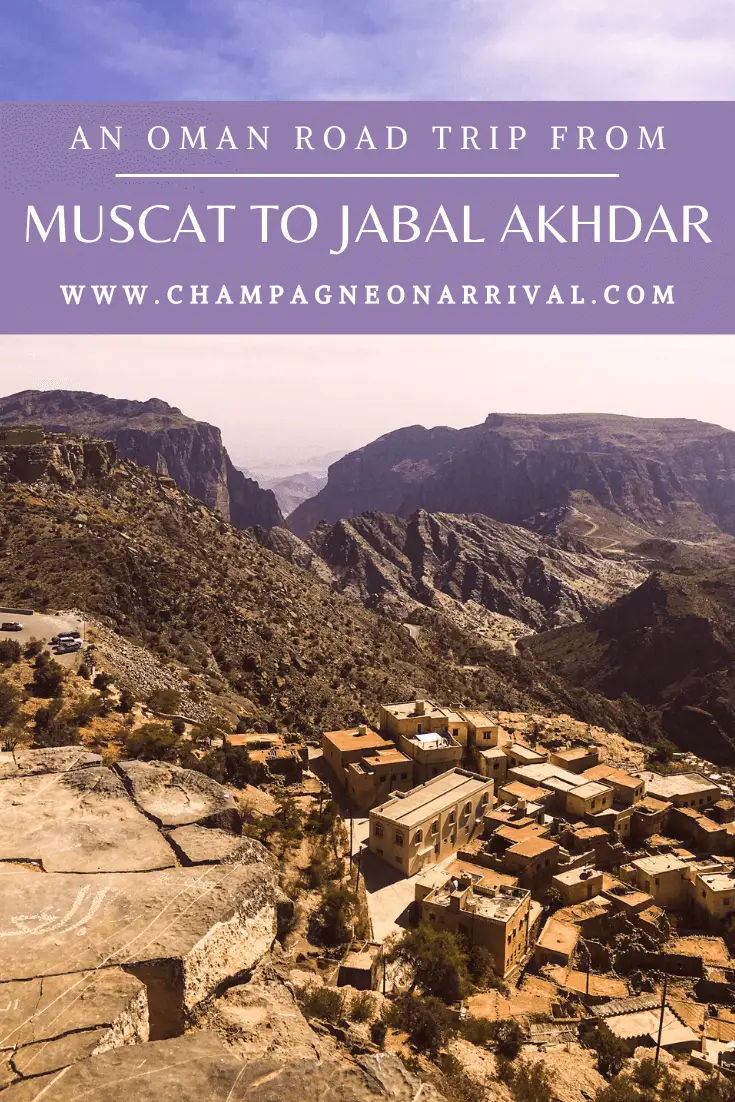 Pin for Muscat to Jabal Akhdar Oman Road Trip
