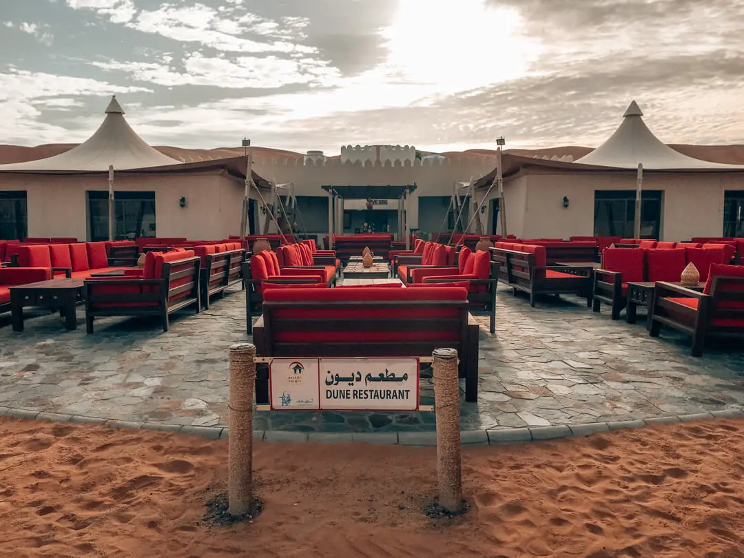 Dune Restaurant at Wahiba Sands Desert Nights Camp