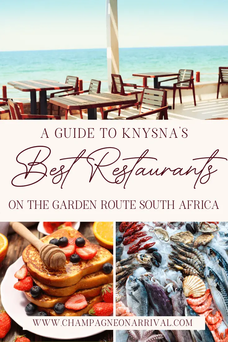 Pin for The Best Restaurants in Knysna South Africa