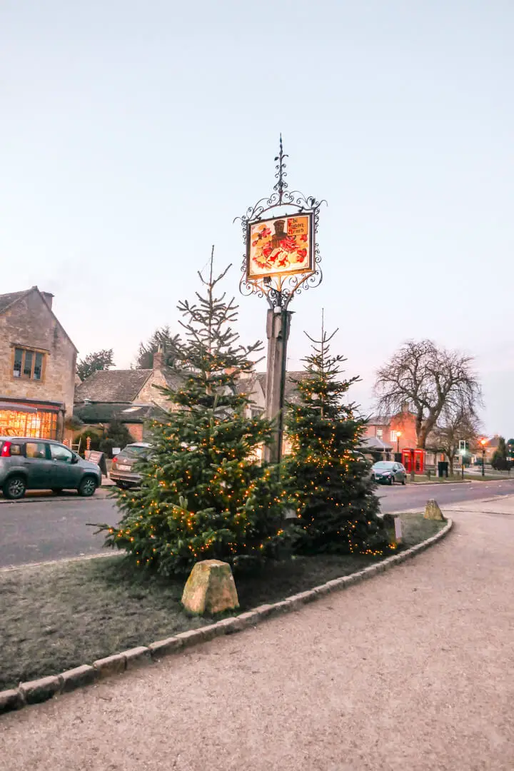 Christmas at the Lygon Arms, a boutique luxury hotel in the village of Broadway in the Cotswolds