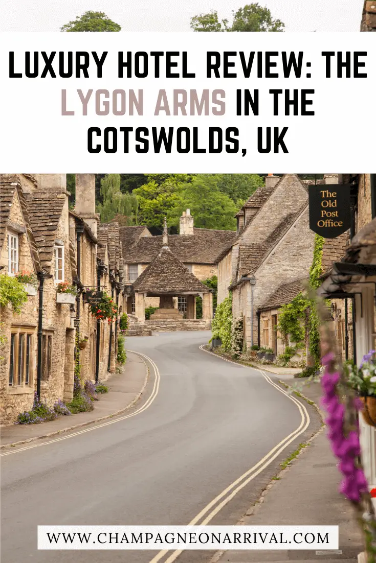 Pin for Luxury Hotel Review The Lygon Arms in The Cotswolds UK