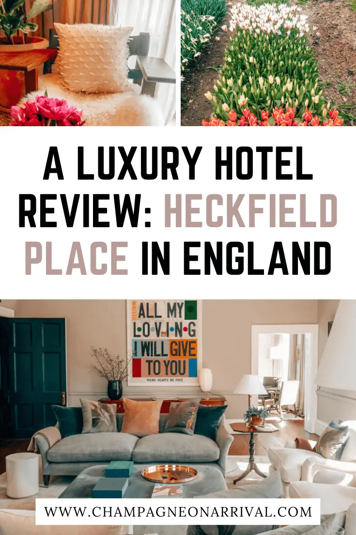 Pin for A Luxury Hotel Review: Heckfield Place in England