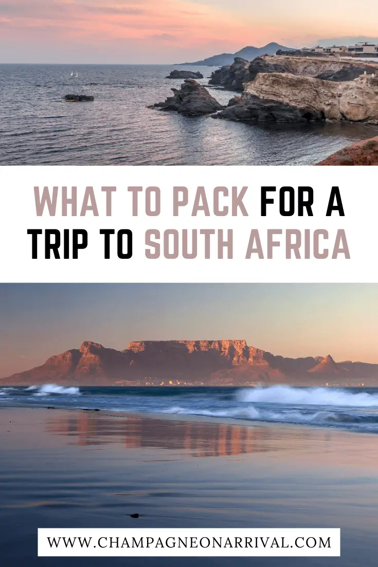 Pin for What to Pack for a Trip to South Africa