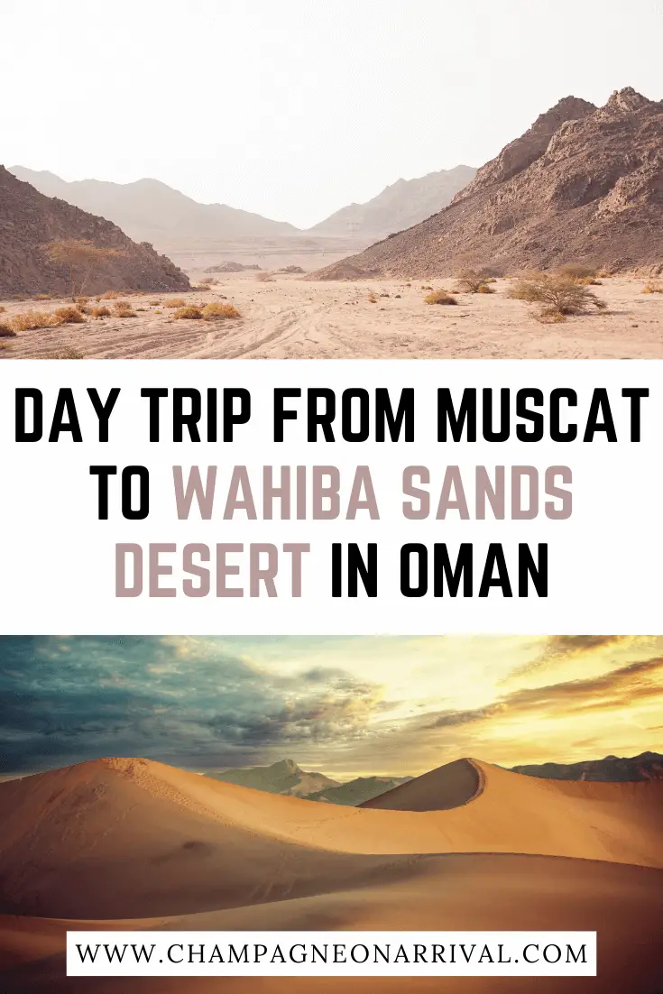 Pin for A Muscat Day Trip to Oman's Wahiba Sands Desert