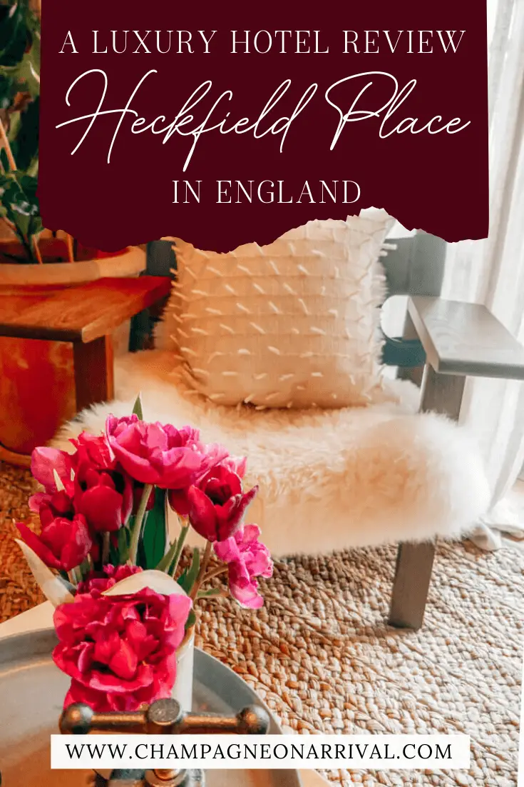 Pin for A Luxury Hotel Review of Heckfield Place in England