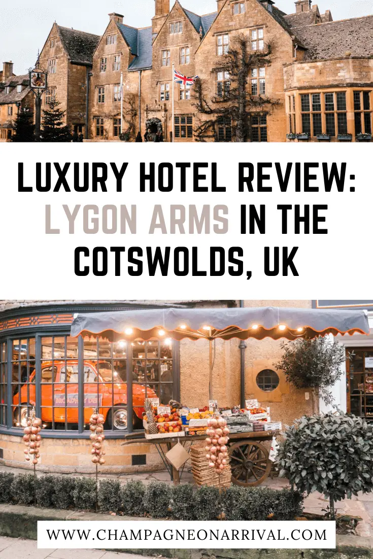 Pin for The Lyon Arms in Broadway, A Luxury Hotel Review