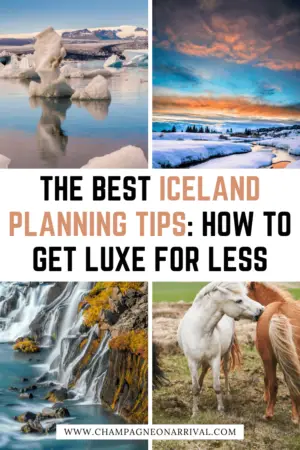 Pin for How to Plan a Luxury Trip to Iceland for Less