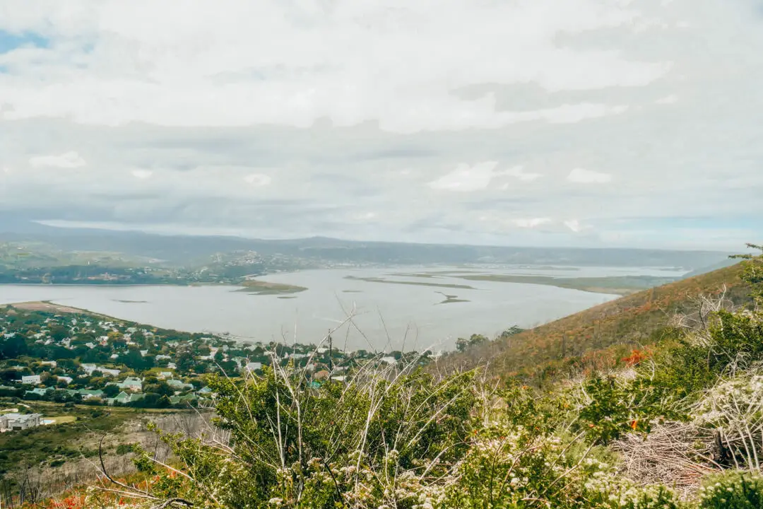 The view of Knysna Lagoon from Margaret's Point on the Western Head